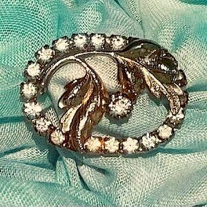 MCM Brooch Style of Juliana lavender crystals